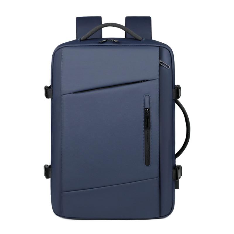 Lichte zakelijke rugzak met grote capaciteit, Computer tas voor zakenreizen en reizen, Multifunctionele opbergtas voor heren blauw