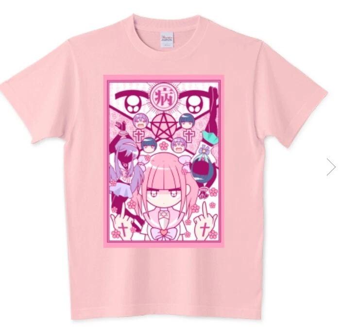 Sick Cute Warrior Unisexhera Chan Talisunisex TShirt Peach Pink Harajuku Girl Jp Ltd M