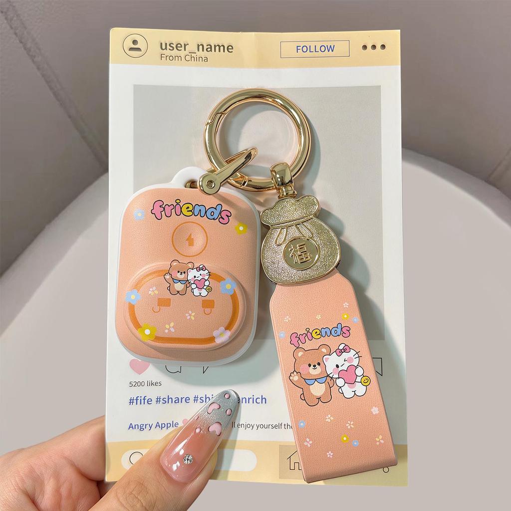 Electric Scooter Bear Key Cover: Cute, Soft, Protective Shell for Remote Control Keys.