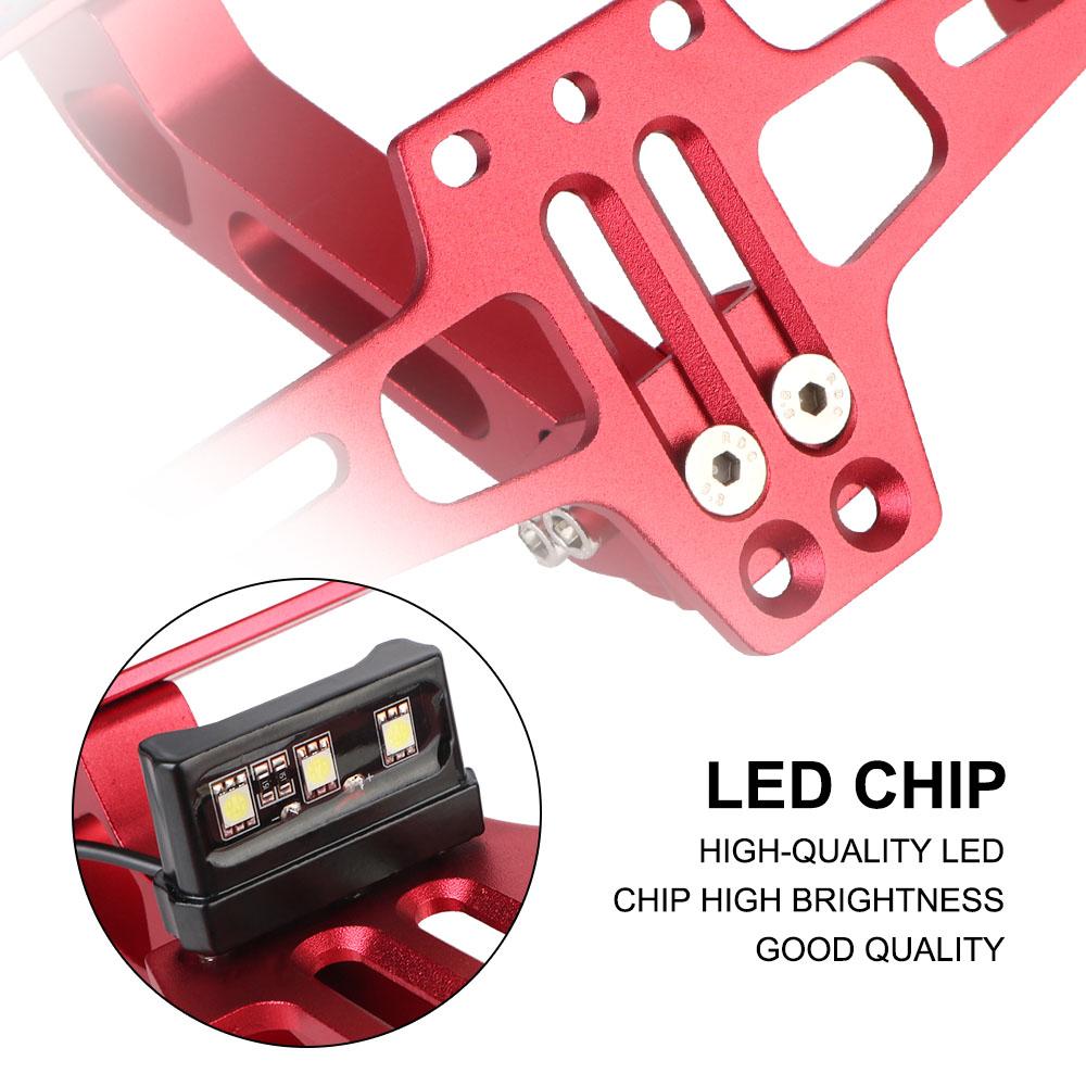 Motorcycle Accessories Rear Turn Signal Lamp Holder Motorcycle License Number Plate Bracket Universal LED Light CNC Aluminum Fender Eliminator Kits