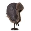 Men's Leather Lei Feng Hat Thickened Plush Ear Protector Hat Autumn and Winter Cycling Warm Electric Vehicle Windproof Snow Cold Waterproof Waterproof