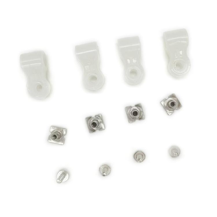Soccer Helmets Repair Kits Facemask Hardware Helmets Repair Accessory Ice Hockey Repair Kits Football Helmets Hardware белый
