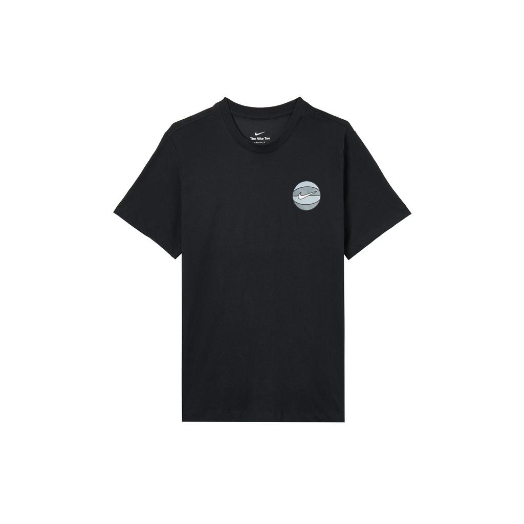 Nike T Shirts Men's Black Crew Neck Moderate Straight Fit FD0047-010