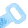 Blue Bath Brushes Bathroom Supplies Silicone Brush Double-Sided Bath Towel Body Scrub Scrubbers