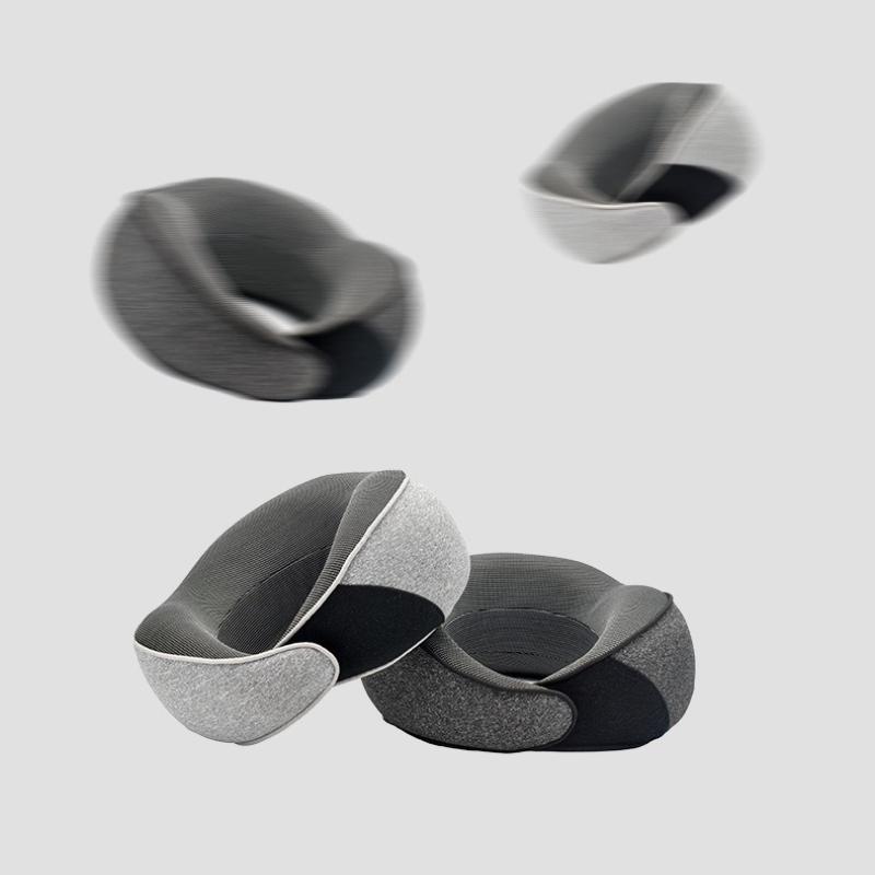 Memory foam u-shaped pillow slow rebound lunch break travel pillow soft skin-friendly u-shaped neck care pillow