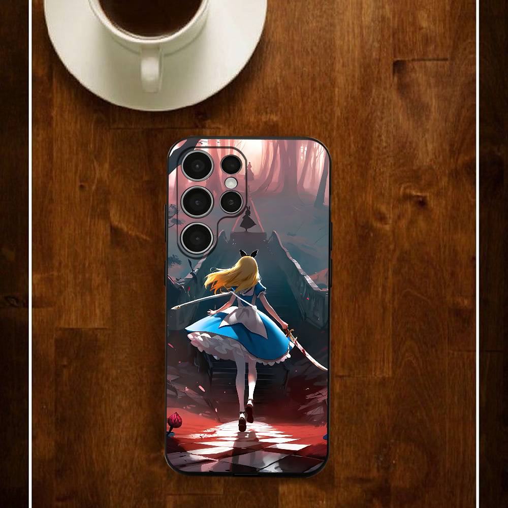 

Игровой M-Madness R-Returns Чехол из силикона с Алисой для Samsung S25 24 23 22 21 20 Plus Ultra 5G Lite Ударопрочный чехол Samsung S20fe