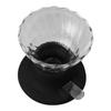 Pour Over Coffee Dripper Reusable Detachable Steel High Borosilicate Glass Pour Over Coffee Filter