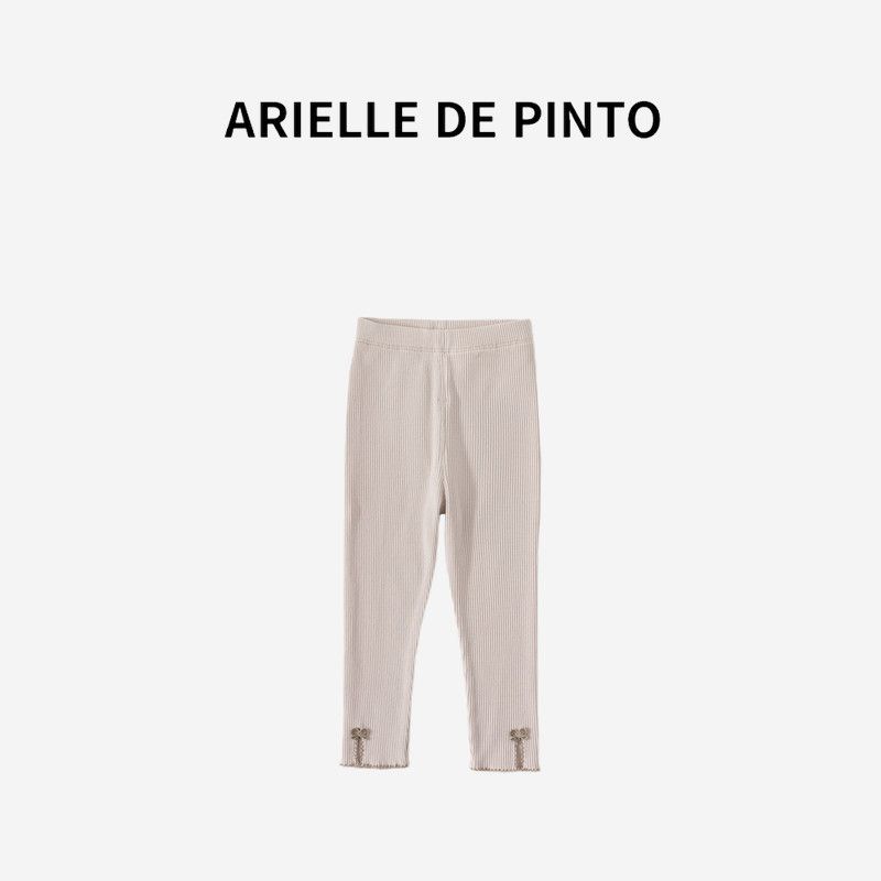 French Brand Arielle De Pinto's New Autumn Girls' Overalls, Fashionable Children's Leggings, Stylish Autumn Wear