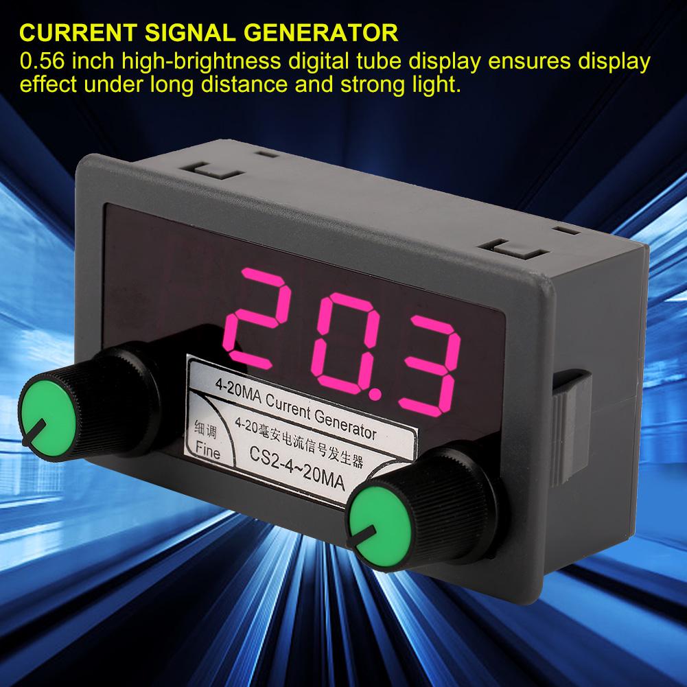 4-20mA Digital Current Analog  Generator Coarse/Fine Tuning Constant Current Output