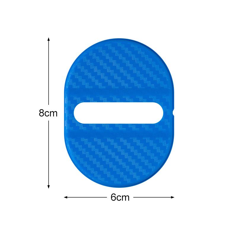 

Универсальный автомобильный дверной замок противоударный пластиковый амортизатор бесшумный защитные чехлы автомобильный дверной замок аксессуары 4 шт синий