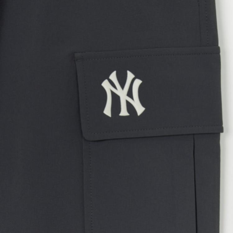 MLB New York Yankees Soft Comfortable Versatile Straight Leg Work Pants Men Bottoms Dark-Gray 3LWPB0746-50CGS