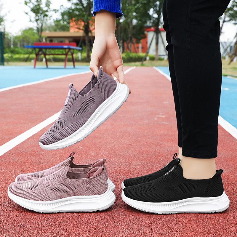 Kangtai Shoe Factory Women's Shoes Summer New Middle-aged and Elderly Mom Shoes Light One Pedal Casual Breathable Stepping Shoes