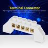 10pcs 5 Hole Bridge Design Electrical Distribution Wire Screw Brass Terminal Block Connectors