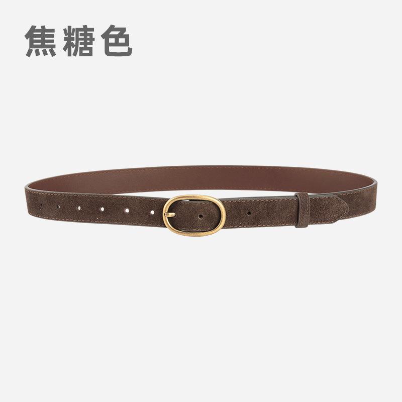 Retro Women'S Belt Trendy With Matte With Jeans Decorative Leather Belt Women