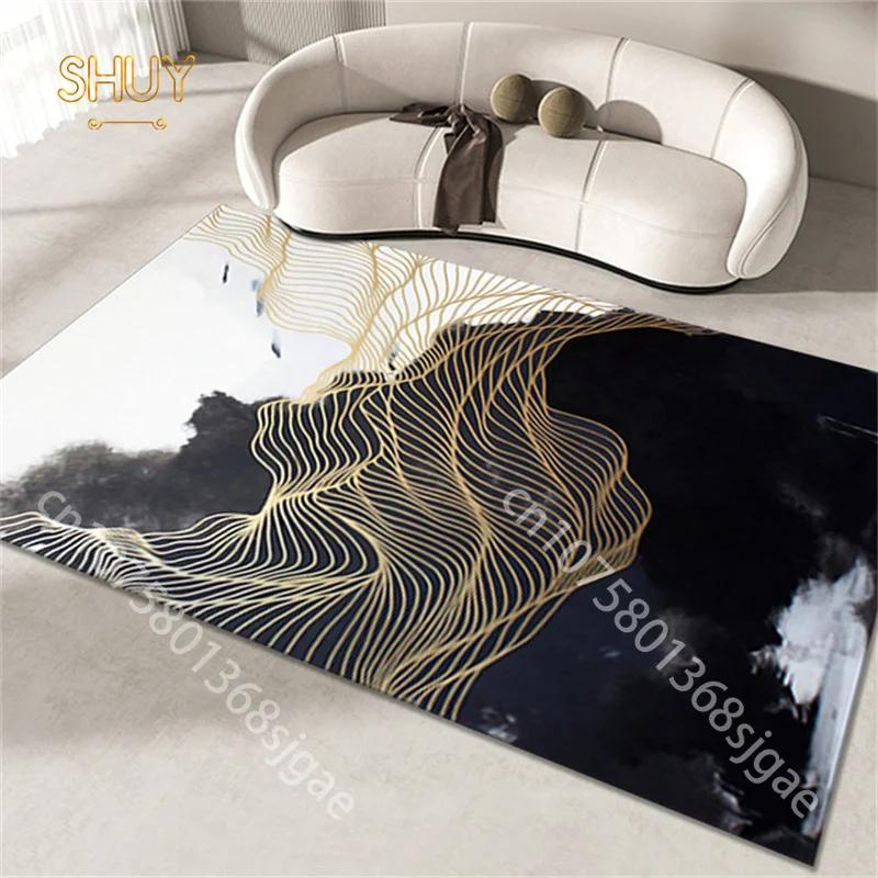 Oil Painting Print Rug Pink Flannel Bedroom Bedside 180*280cm Large Area Rugs Retro Art Decor Carpet Kitchen Non-Slip Floor Mats