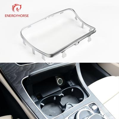 Auto Wasserbecherhalter Leiste Verchromter Aschenbecher Zierring Für Mercedes benz C-Klasse W205 GLC W253