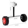 Adjustable Support Auxiliary Wheels for Cordless Weed Wacker Cutter Weed Eater Battery/Gas Operated Edger Lawn Tool Attachment