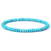 New Blue Turquoises Stone Bracelet Fashion Bohemian Green Blue Turquois Charm Bangle Handmade Healing Energy Jewelry Gift