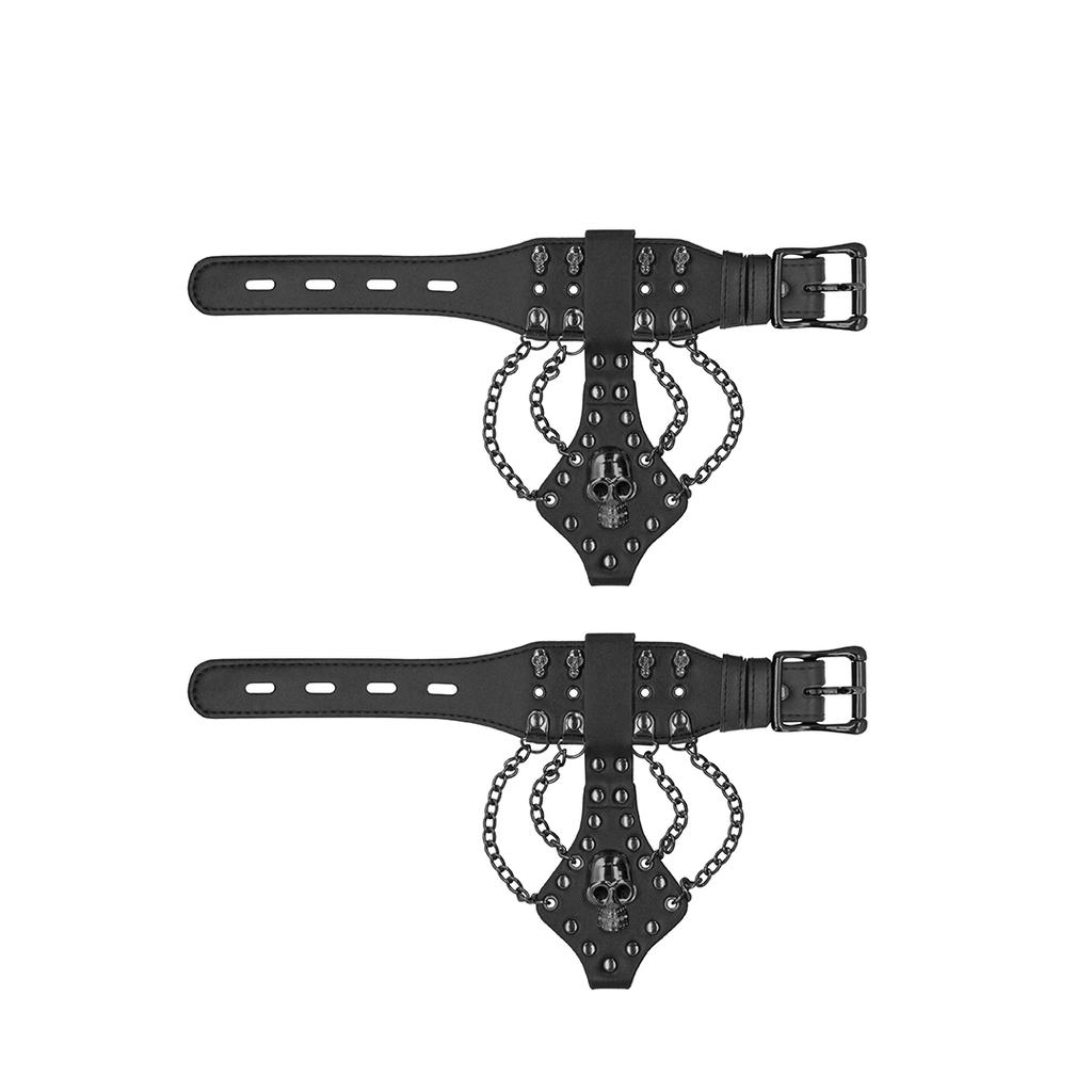 Ouch! Chain and Spike Handcuffs by Shots