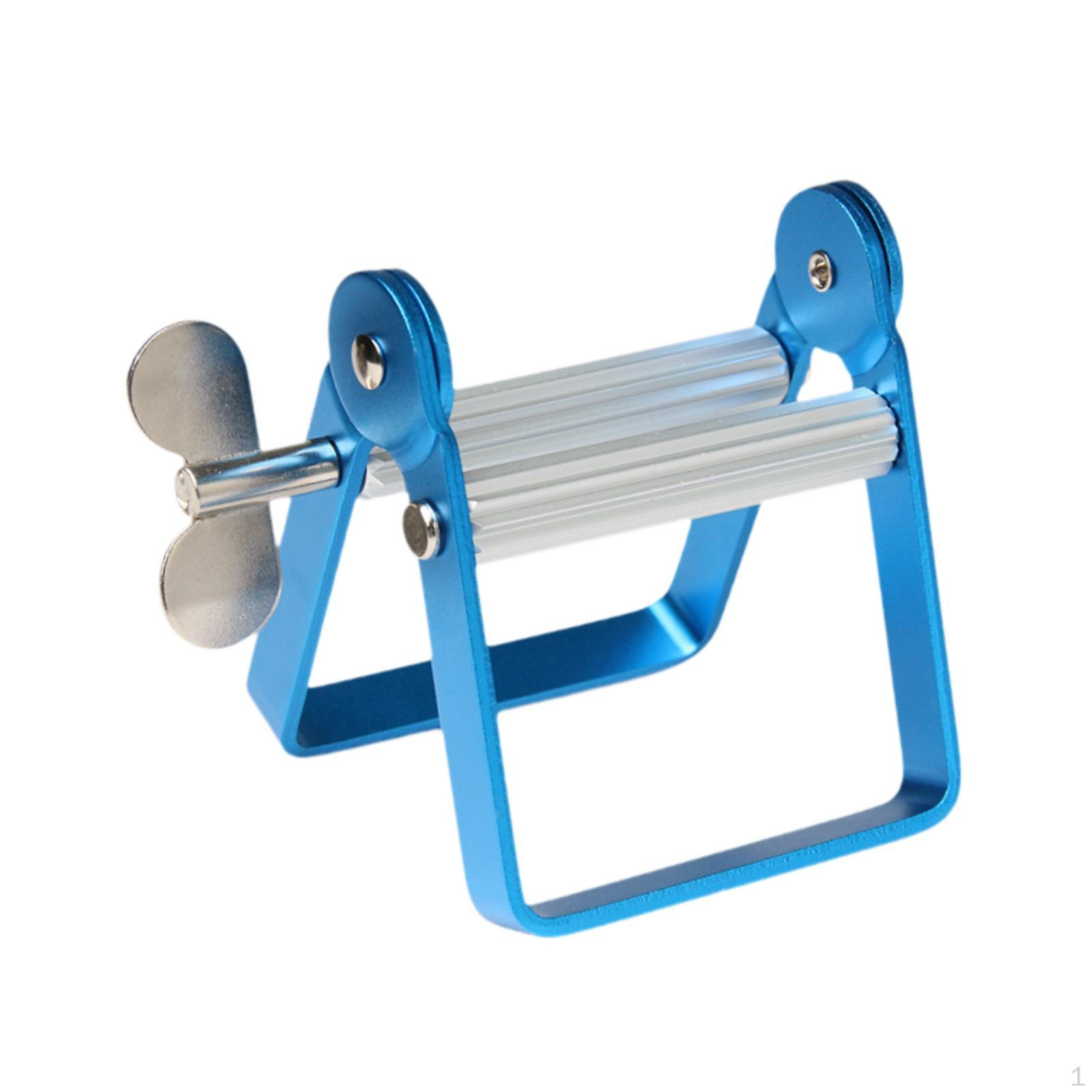 

Компактный инструмент для выдавливания зубной пасты, ролик для выдавливания очищающего средства для лица, для парикмахерской, дома синий