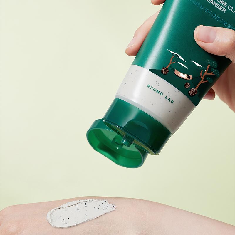 ROUND LAB Nettoyant Masque d'Argile Pores Profonds Pin Cica 150ml