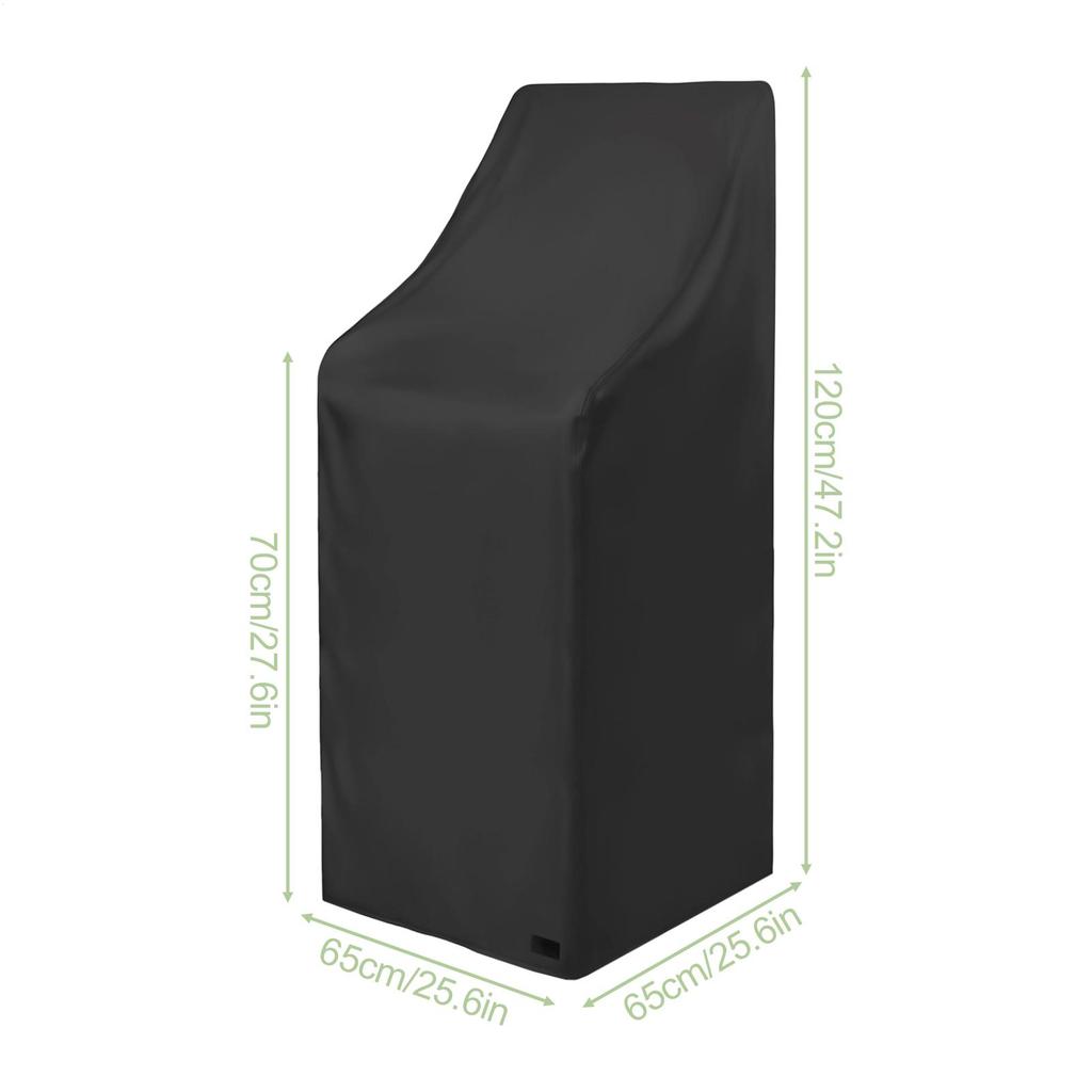 Patio Chair Cover Large UV Resistant Foldable Furniture Protection Sleeve Deck Porch Chair Cover For Balcony Lawn Grassland