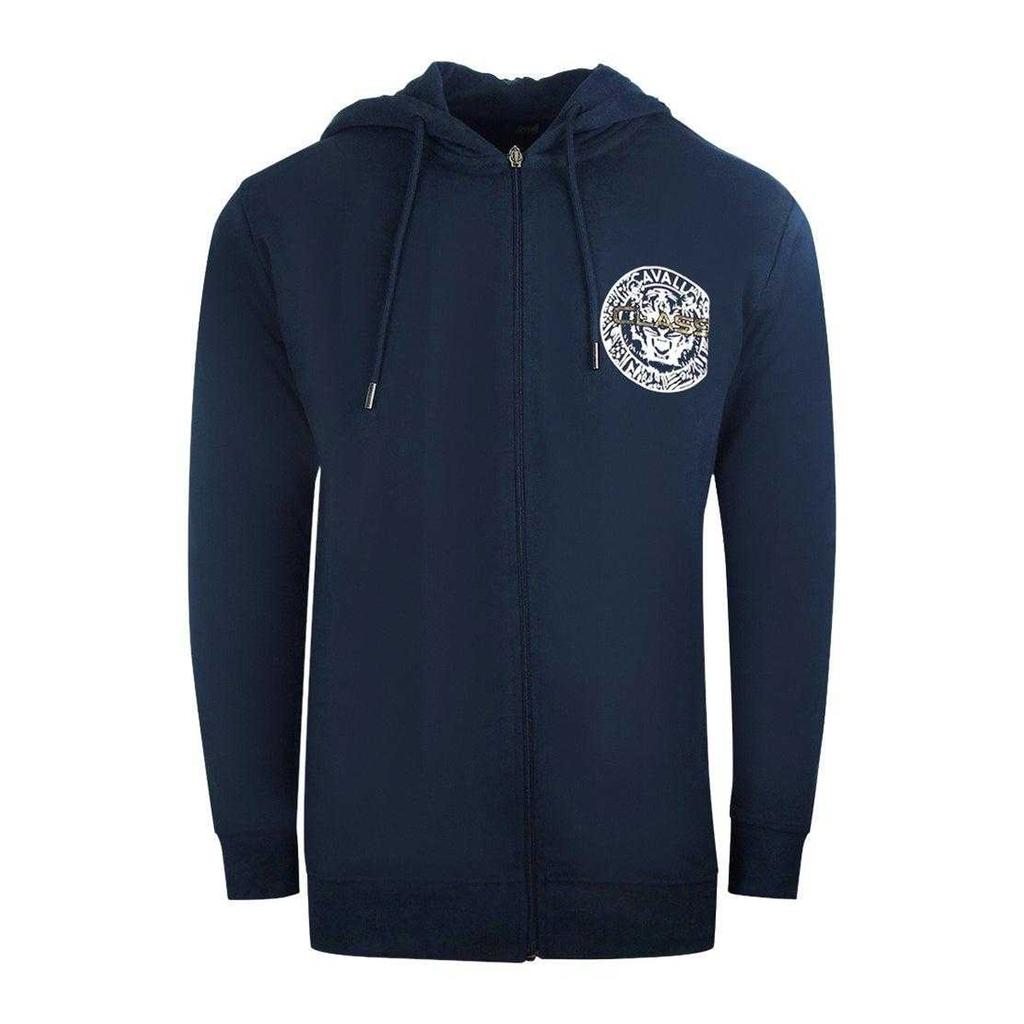 Cavalli Class Mens Circle Full Zip Hoodie