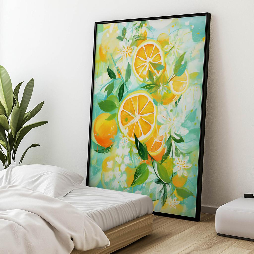 Orzeźwiające Pomarańcze Orzeźwiające Pomarańcze, 50X70 Cm, Bez Ramy, Papier Matowy 230 Gsm