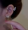 Butterfly Earcuff For Women Without Piercing Earrings 2023 Fashion Ear Clip Bride Wedding Jewelry