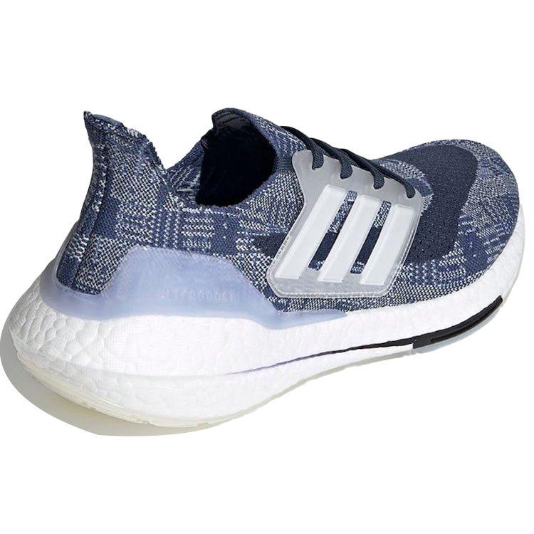 adidas UltraBoost 21 Sashiko Herren-Sneaker Blau Crew-Blau Wolken-Weiß FX7729