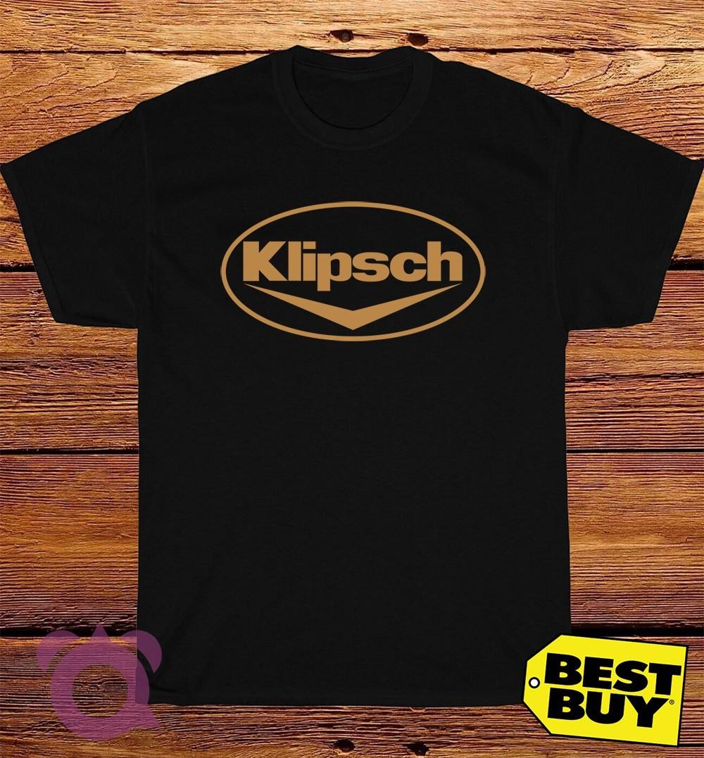 New Klipsch Audio Logo Men s Funny T-Shirt Made In USA Size S to 5XL S