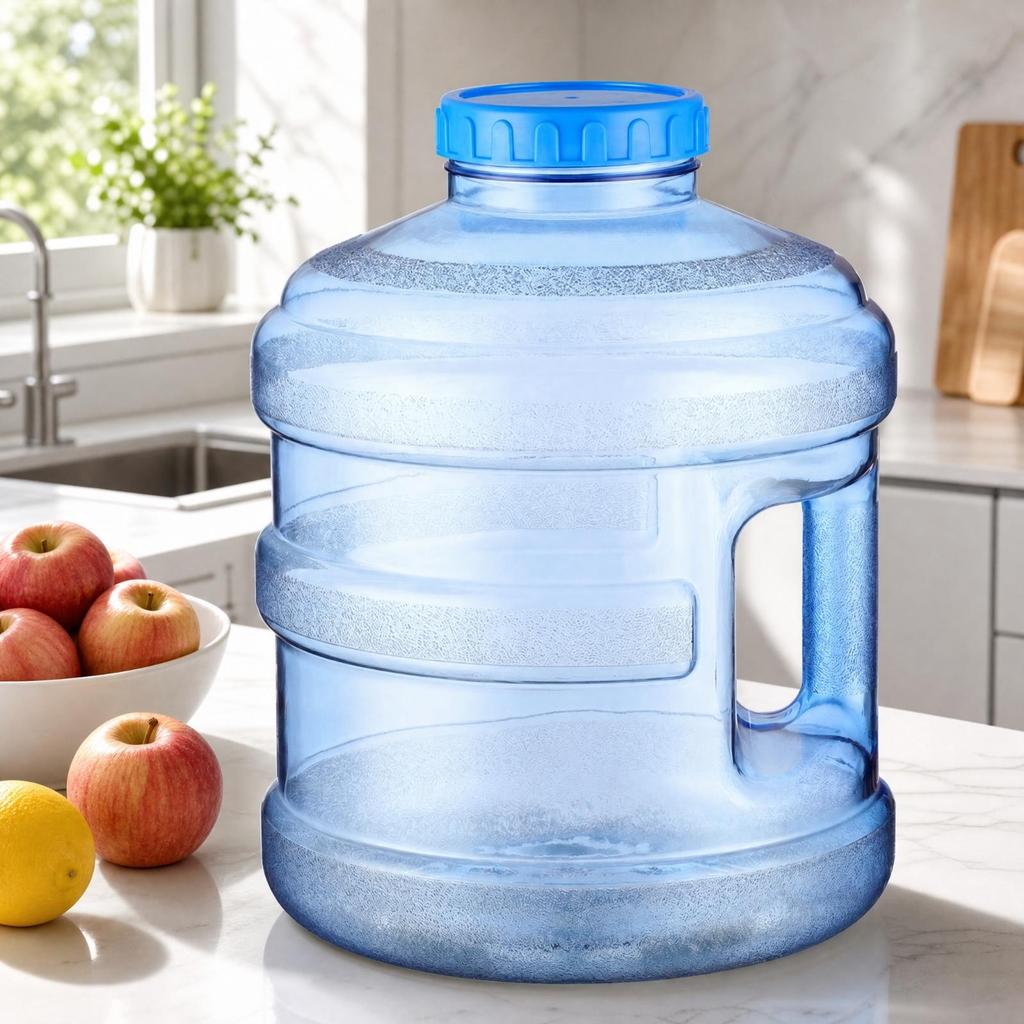 11.üç Litre Su Varili Mavi Gıda Sınıfı Saklama Temizlemesi Kolay Kap Çay İçin