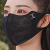 Women Summer Ice Silk Lace Sun Protection Face Mask UV Protection 3D Breathable Cycling Face Cover Eye Corner Guard