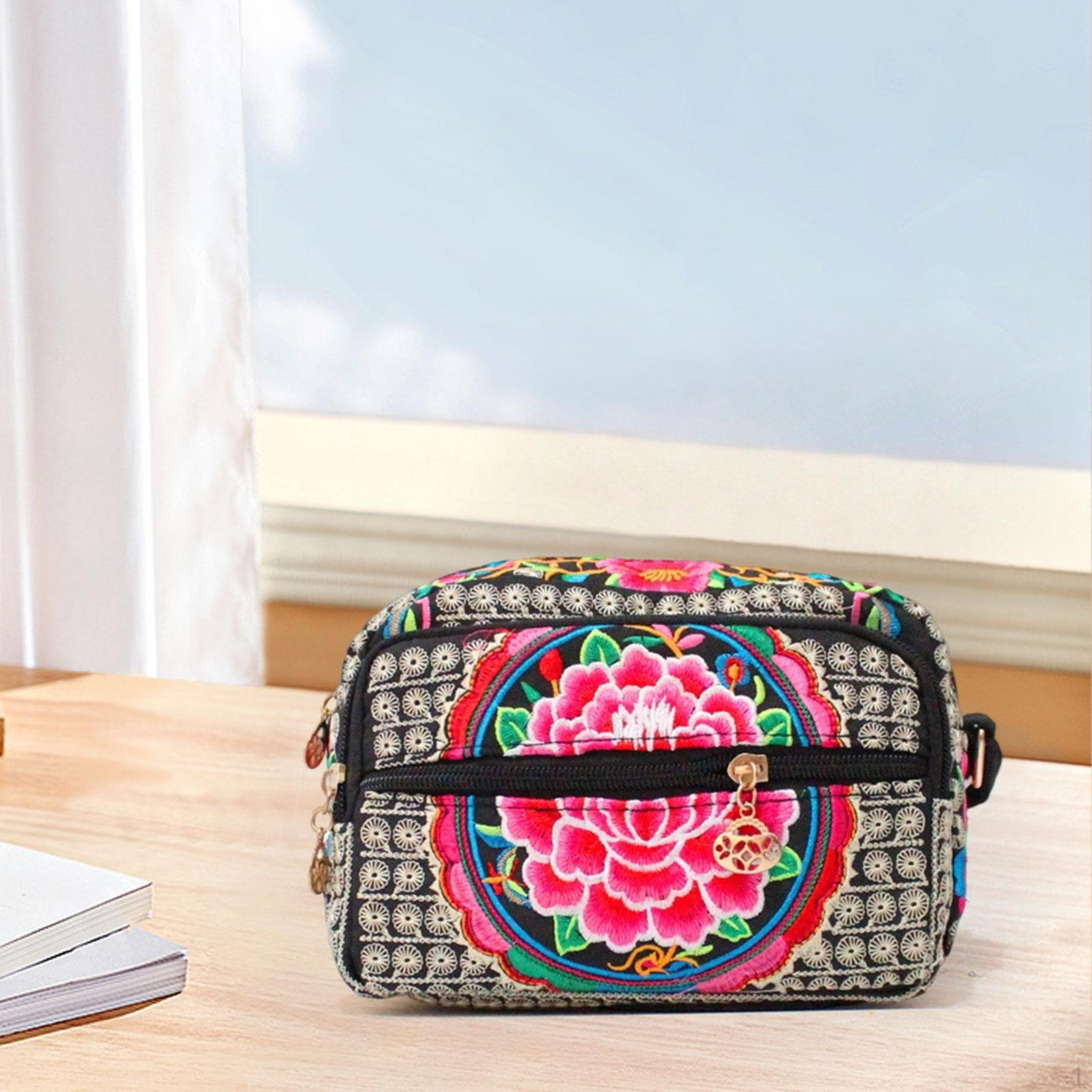 

Embroidered Bag, Shoulder Casual Shopping Beach Gift for . Style A