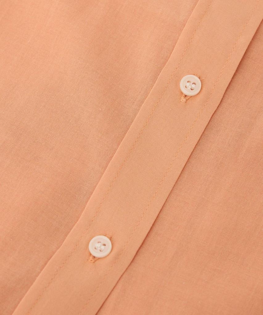 ROPE PICNIC Comfort Series Cool and Cotton Voile Orange Shirt, Breathable, Back-Tuck Shirt, Women's, (70)