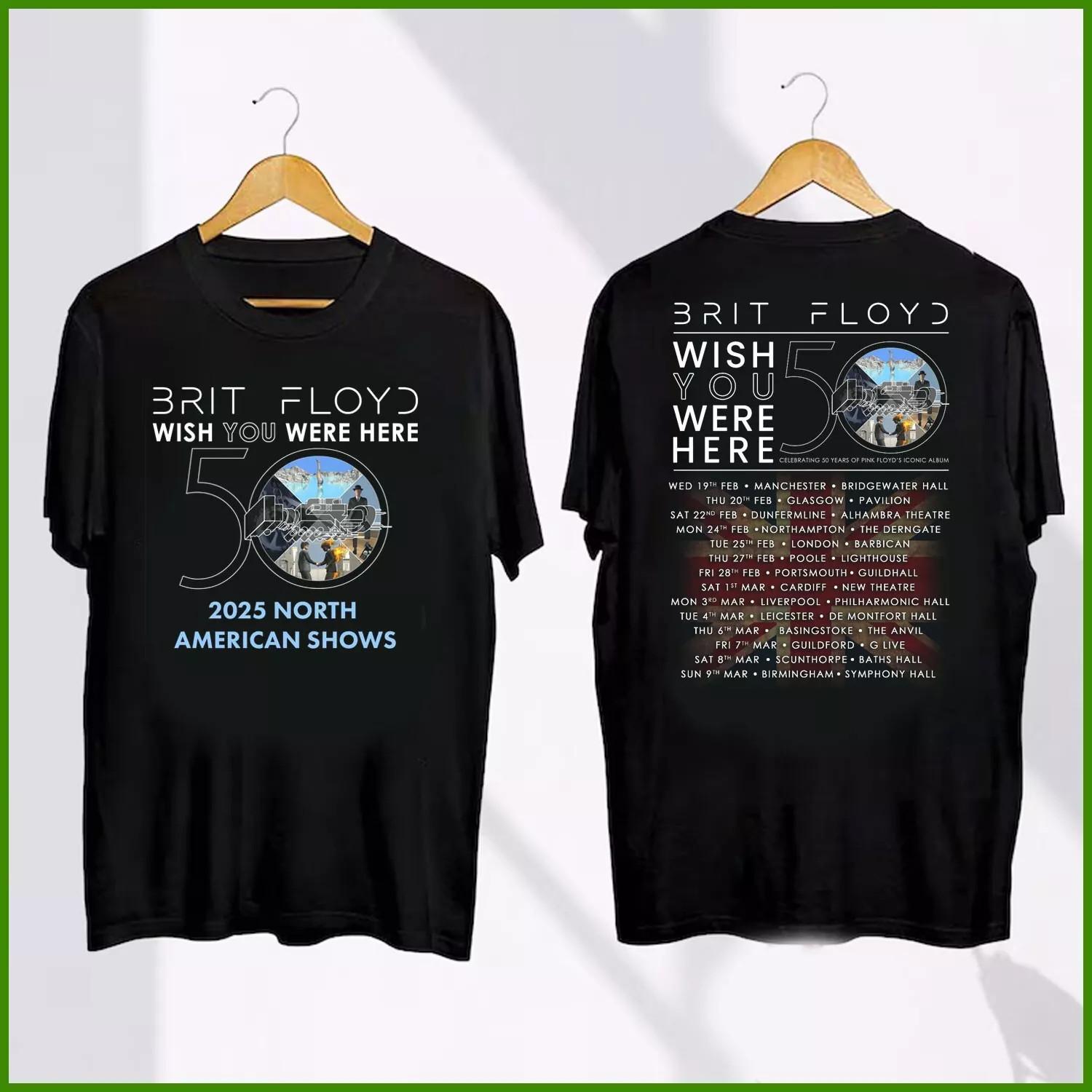 

Футболка BRIT FLOYD 2025 “Мировой тур к 50-летию Wish You Were Here” M