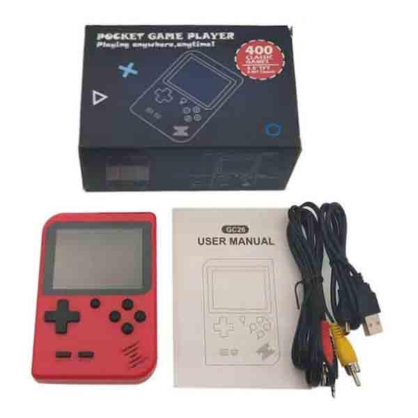 2020 New Built-in 400 Games 1000mAh Battery Retro Video Handheld Game Console