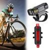 MTB Road Bike Headlight USB Charging Cycling Safety Front Lamp 100LM Bike Handlebar Flashlight Waterproof Bicycle Accessories