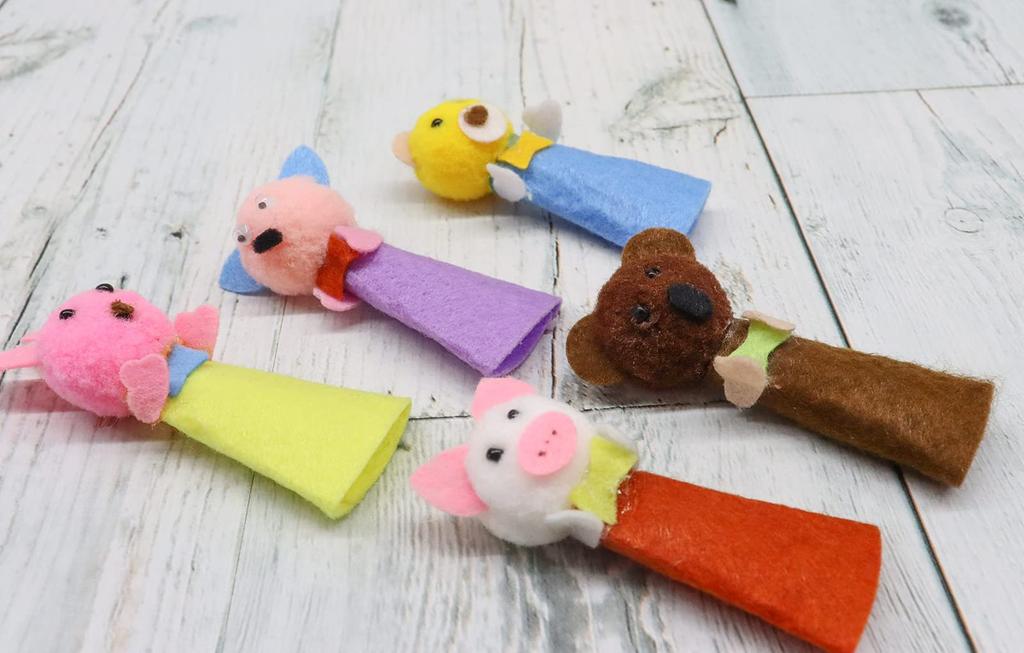 Castle Enterprise Traditionelles Fingerpuppen-Set 10-teilig (Kommerzielle Nutzung)
