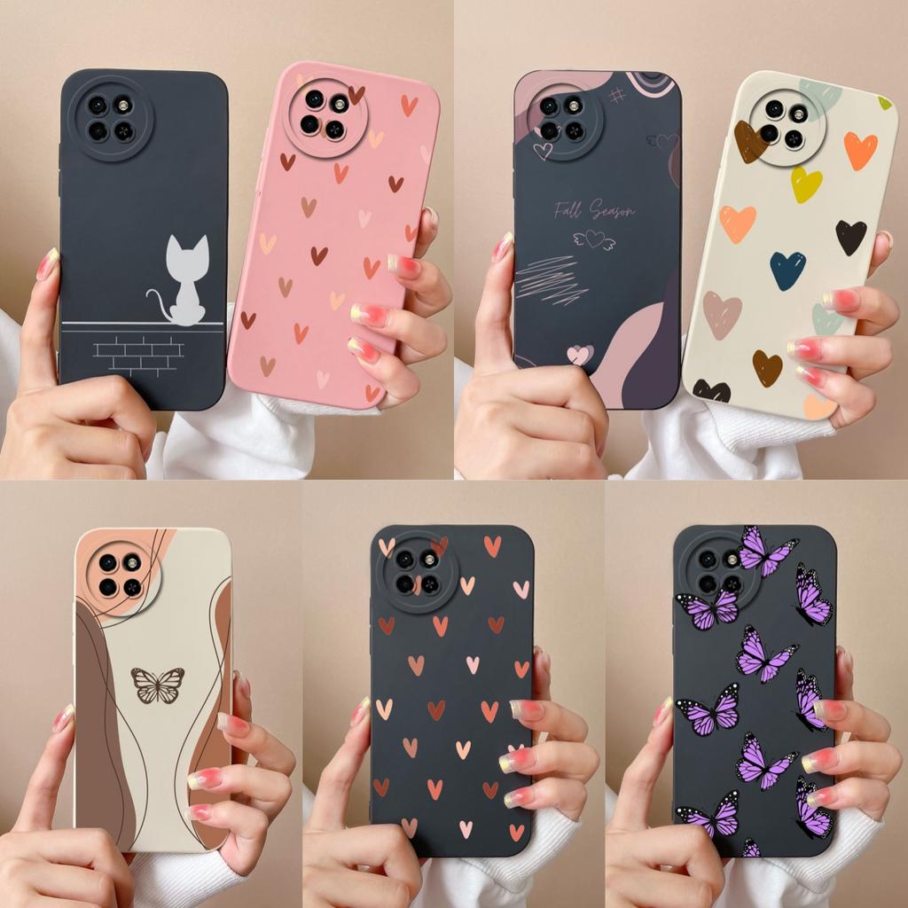 For itel S23 Plus Case Creative Design Soft Liquid Silicone Camera Protection Phone Cover For itel S 23 Plus S23Plus S23+ Funda