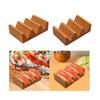 Wood Sushi Tacos Holder, Display Stand Rustic, Multifunctional Novelty, Serving Tray, Sushi Hand Roll Holder for Themed Party