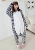 Dorawithme Zebra Kigurumi Animal Kigurumi Adult Sleepwear, Full Body Type, Halloween, Unisex (L (171cm-180cm))