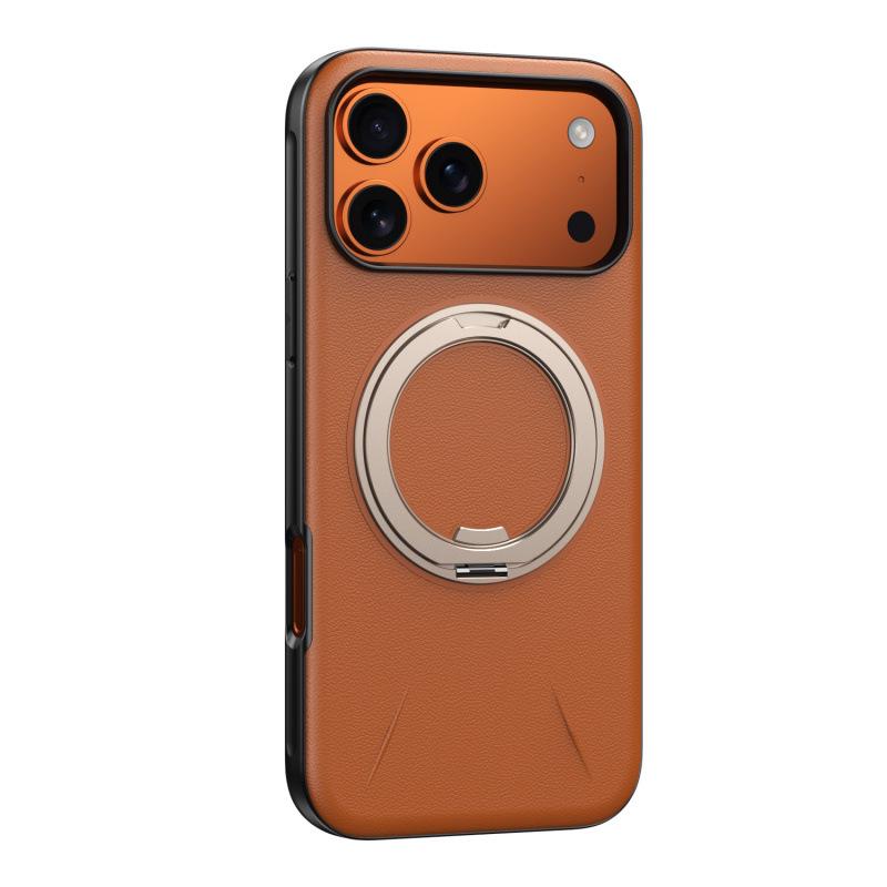 Magnetic Rotating Invisible Stand Protective Case for iPhone 17 Pro Max 17