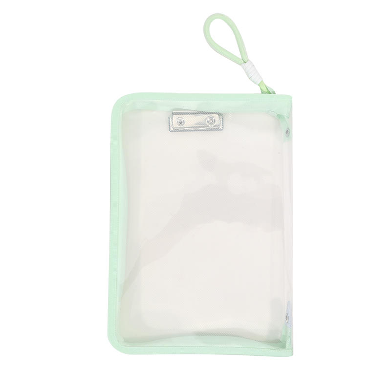 

Hot A4 Portable Stationery Storage Bag Mesh Zipper Large Capacity Organizer Folders School Office Supplies With Handles