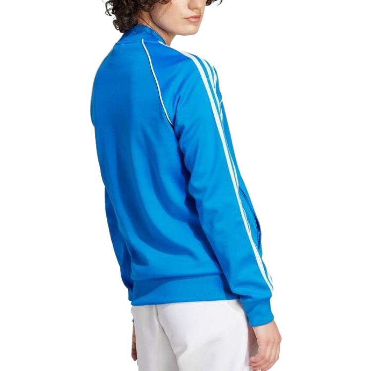 adidas Giacca con Zip e Stampa a Strisce Originals Sst Donna Giacche Blu IL3794
