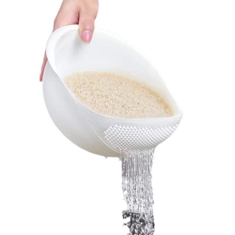 Colorful Kitchen Rice and Vegetable Washing Sieve Basket