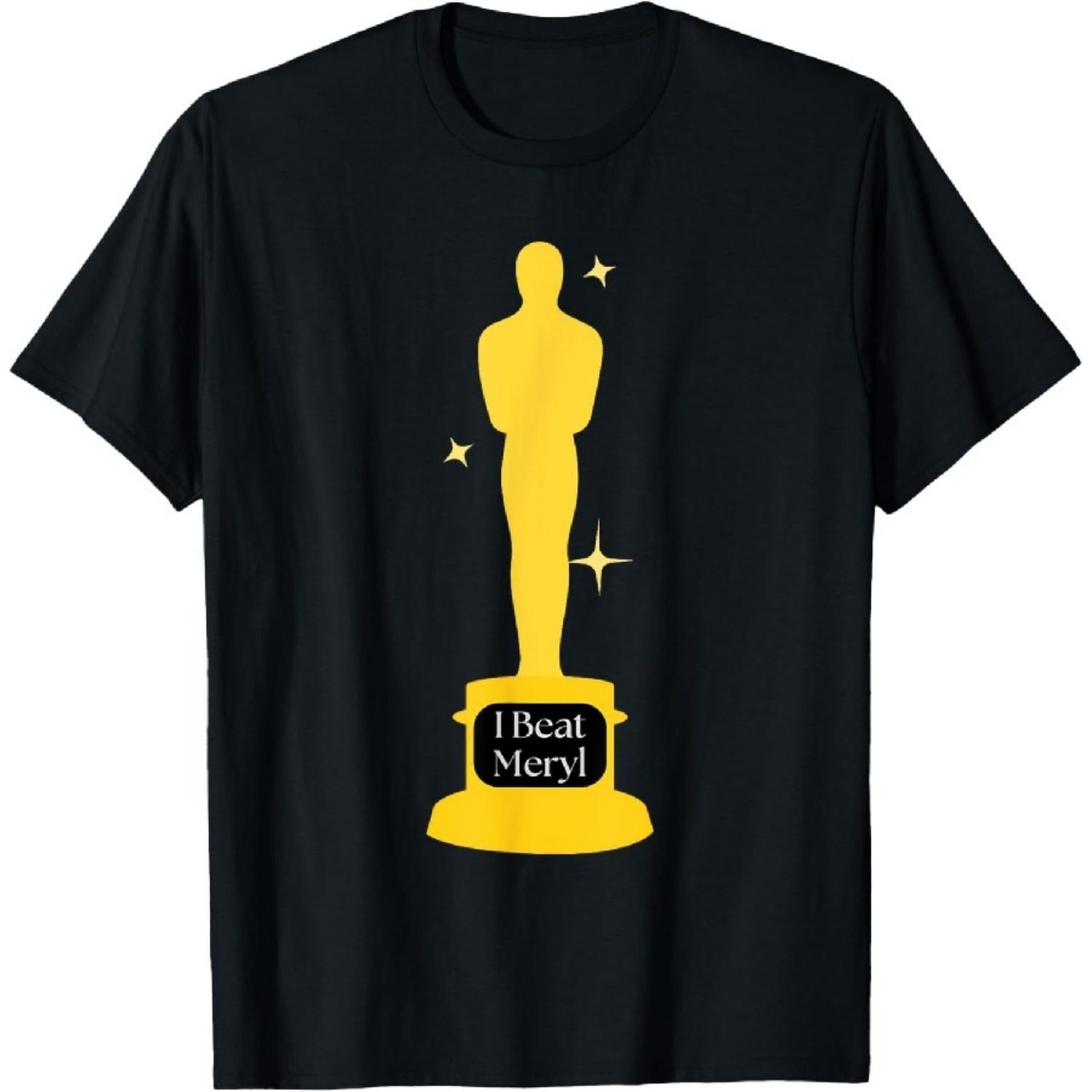 

I beat Meryl award first wives Elise funny academy movie T-Shirt XXXXXL чорний