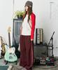 NOT NEW Ethnic Track Pants Burgundy