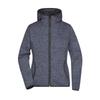 James and Nicholson Womens/Ladies Knitted Fleece Hoodie