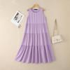 ZANZEA Women Summer Round Neck Loose Casual Sleeveless Dress